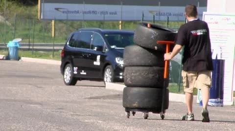 Wheel Tire 스톡 동영상 21224141