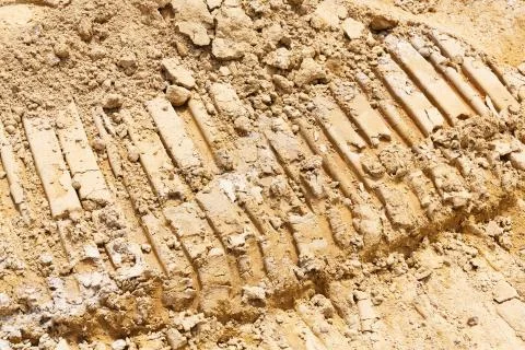 Wheel track Stock Photos