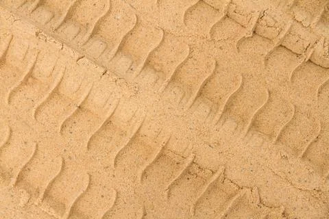 Wheel tracks Stock Photos