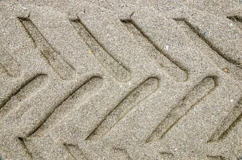 Wheel tracks Stock Photos