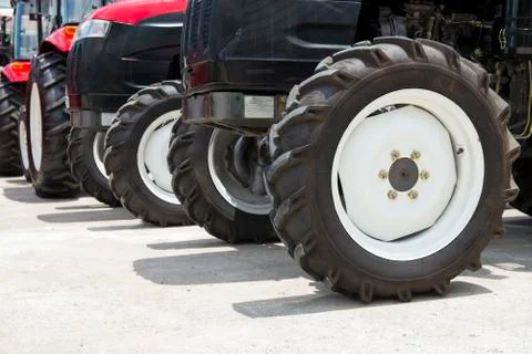 Wheel tractor Stock Photos