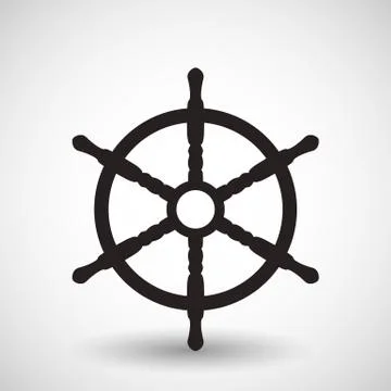 Wheel. Vector symbol Ilustração Stock