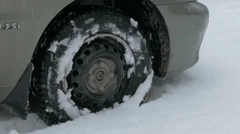 Wheel while driving, close-up Stock Footage 58800857