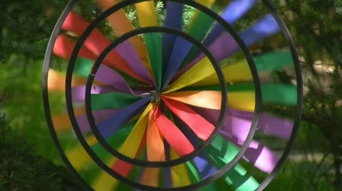 Wheel in the wind Stock Footage 416092