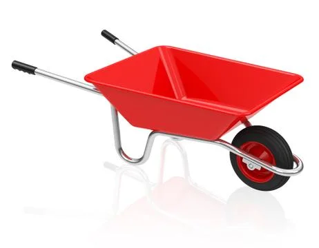 The wheelbarrow Stock Illustration