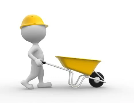 Wheelbarrow. Stock Illustration