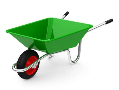 The wheelbarrow Stock Illustration