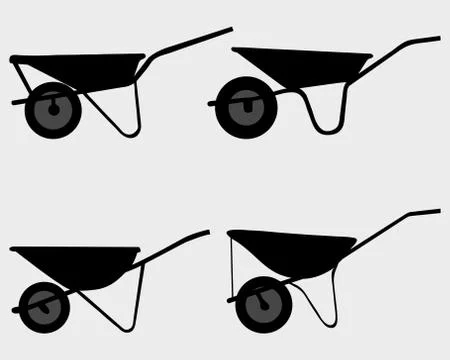 Wheelbarrow Stock Illustration