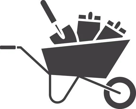Wheelbarrow Stock Illustration