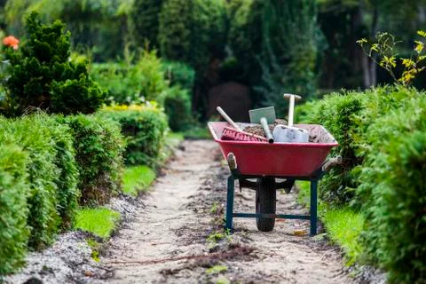 Wheelbarrow Stock Photos