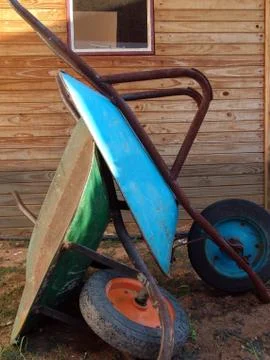 Wheelbarrow Foto stock