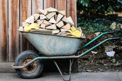 Wheelbarrow Foto stock