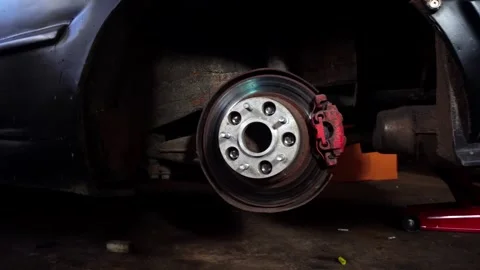 Wheelbase of a car Stock Footage 328235237