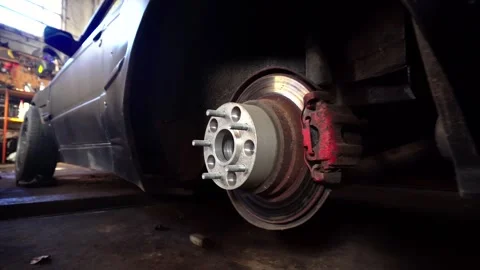 Wheelbase of a car Stock Footage 328235238