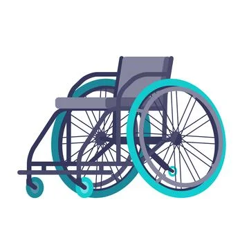 Wheelchair for competition. Stock-Illustration
