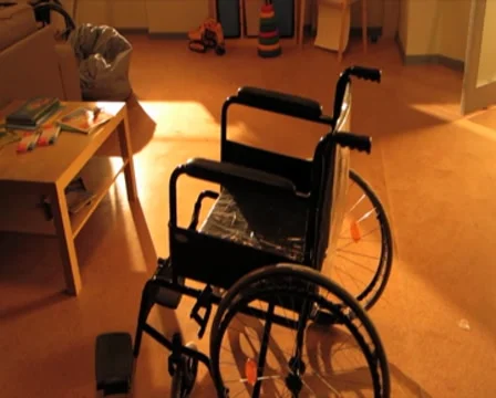 Wheelchair Stock Footage 8662721
