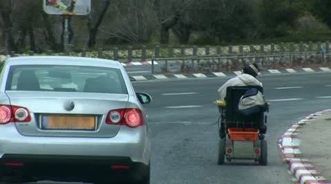 Wheelchair Stock Footage 12401102