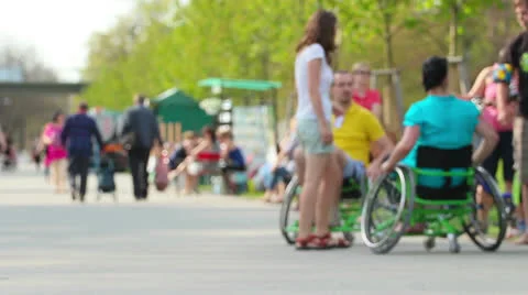 Wheelchair Stock Footage 23139315