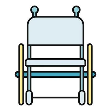 Wheelchair icon representing mobility, accessibility, and disability support Stock Illustration