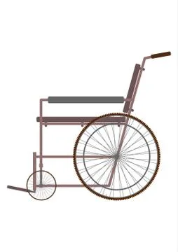 Wheelchair. Stock Illustration