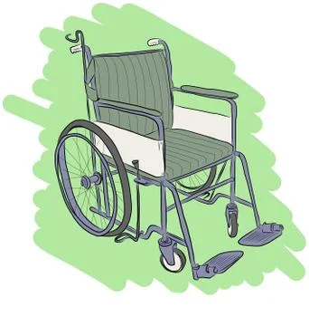 Wheelchair Stock Illustration