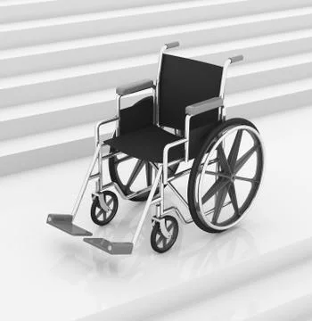 The wheelchair Stock Illustration