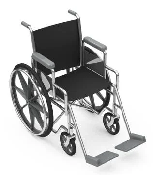 The wheelchair Stock Illustration
