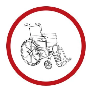 Wheelchair Stock Illustration
