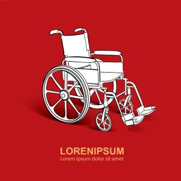 Wheelchair Stock Illustration