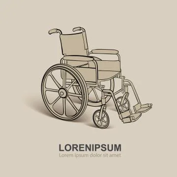 Wheelchair Stock-Illustration