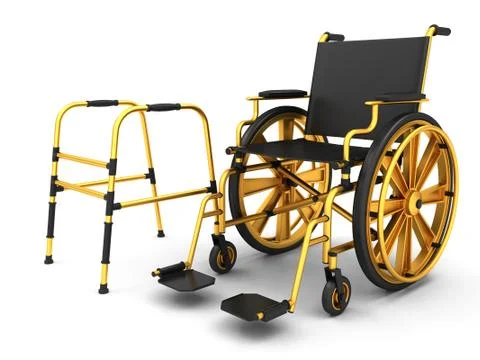 Wheelchair Stock Illustration
