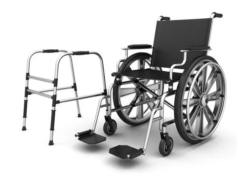 Wheelchair Stock Illustration