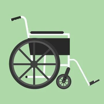 Wheelchair isolated Stock Illustration