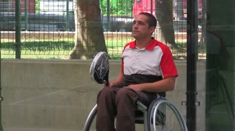 WheelChair Paddle 2 Video stock 12456760