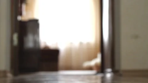 Wheelchair in a room Video stock 67588082