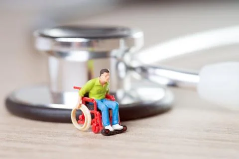 Wheelchair user Stock Photos