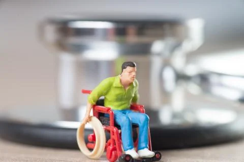 Wheelchair user Stock Photos