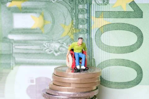 Wheelchair user Foto stock