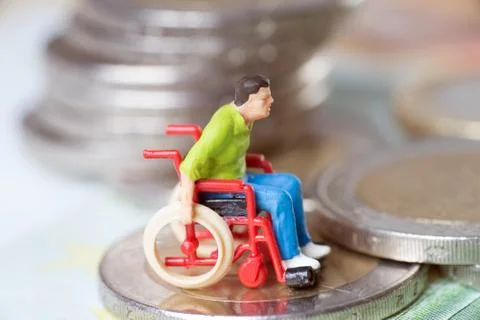 Wheelchair user Stock Photos