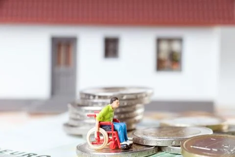 Wheelchair user Stock Photos
