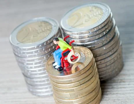 Wheelchair users Stock Photos