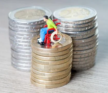 Wheelchair users Stock Photos