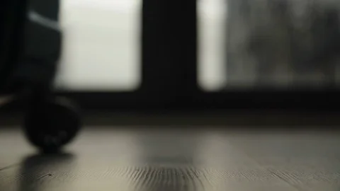 Wheeled suitcase Video stock 128101329