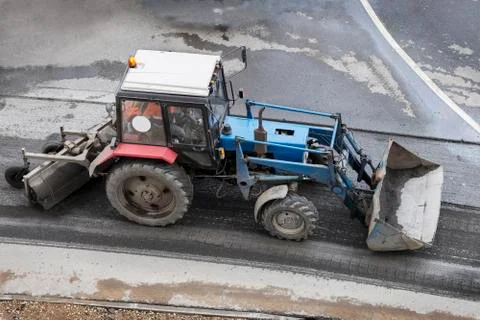 Wheeled tractor Stock Photos