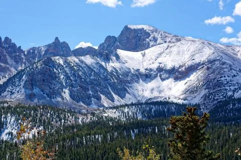 Wheeler Peak in Great Basin Stock Photos