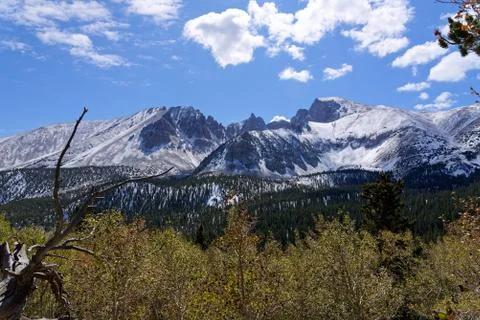 Wheeler Peak in Great Basin Stock Photos