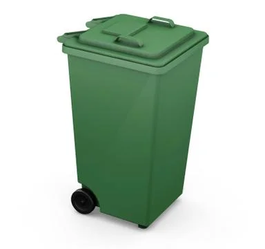 Wheelie bin Stock Illustration