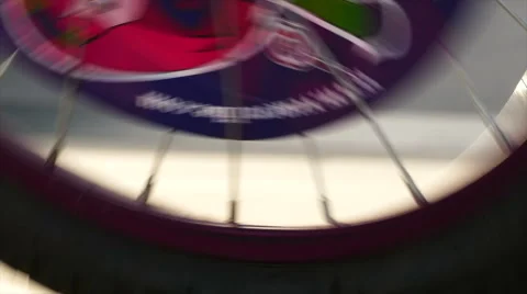 Wheels and roller skates, 4K Stock Footage 65148323