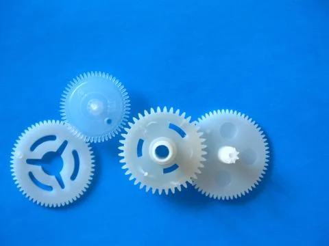 Wheels on blue background Foto stock