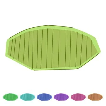 Wheels chair mat vector cartoon graphic Stock Illustration